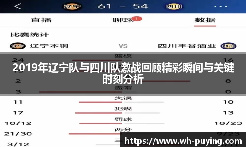 2019年辽宁队与四川队激战回顾精彩瞬间与关键时刻分析